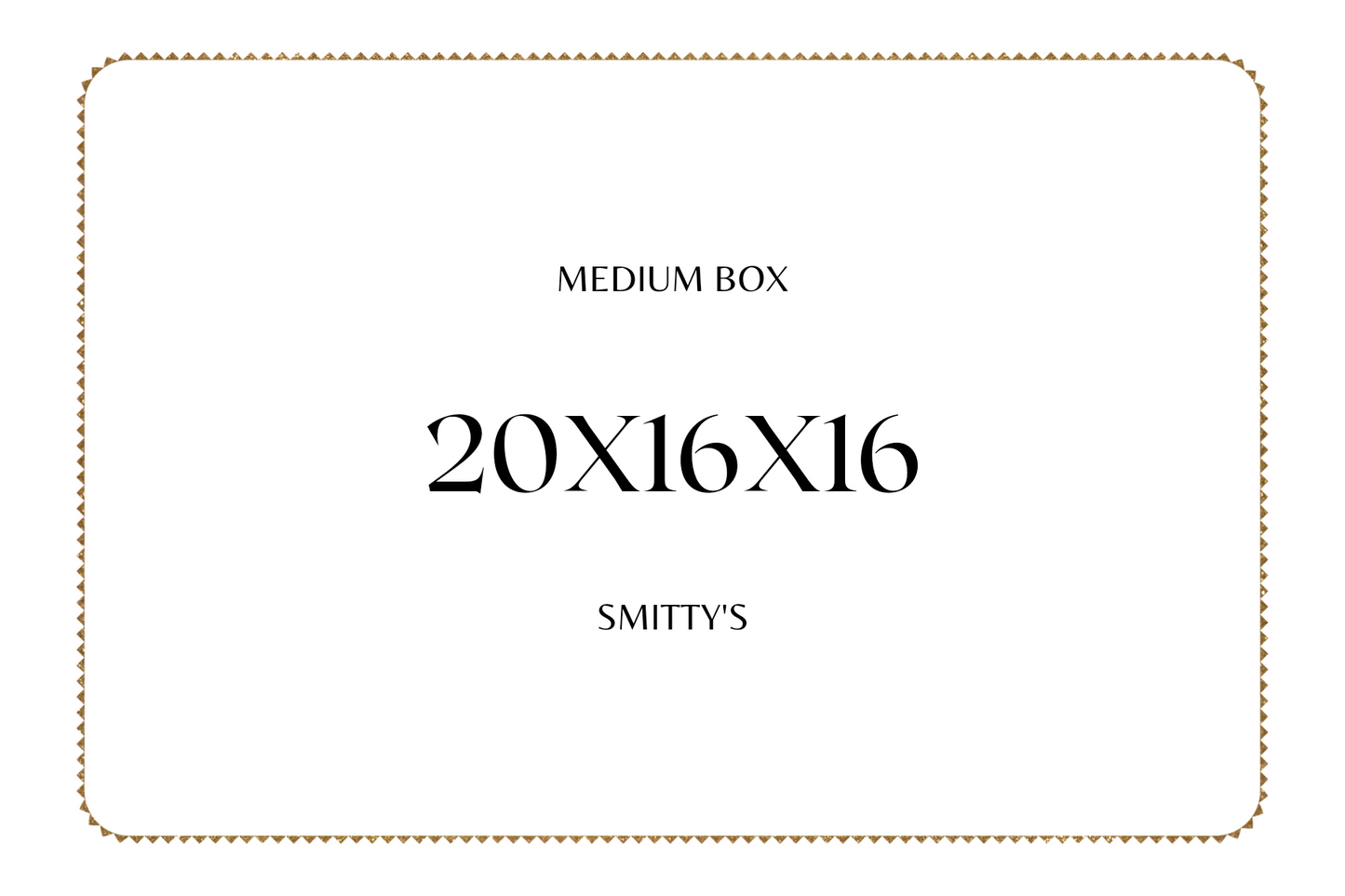 BOX 20X16X16/CAJA 20X16X16