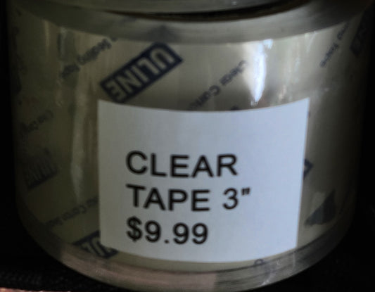 3" CLEAR TAPE/CINTA TRANSPARENTE DE 3"