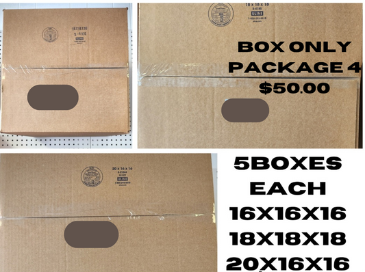 Box Only Package 4/Solo caja Paquete 4