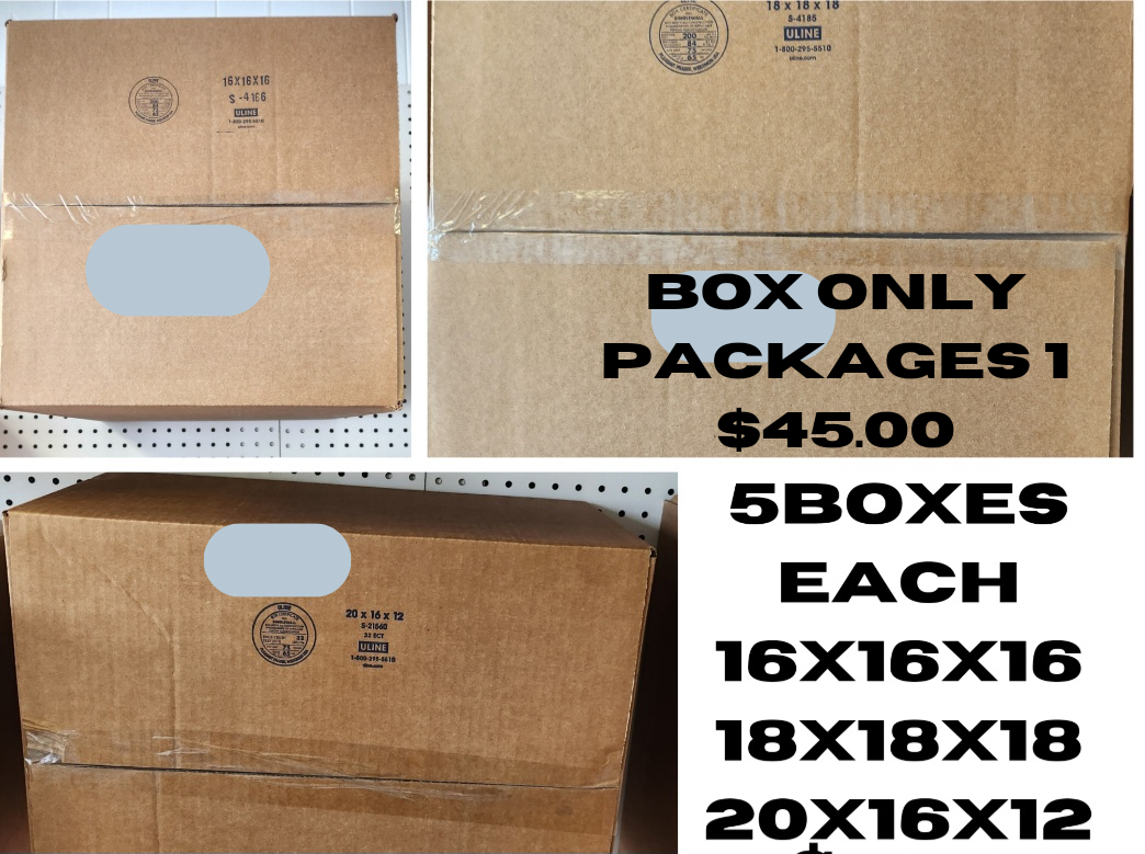 Box Only Package 1/Solo caja Paquete 1